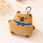 CAPYBARA PLUSH DOLL CHARM KEYCHAIN