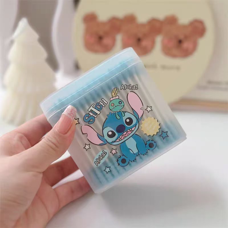 CARTOON CHARACTER COTTON SWABS - 8 OPTIONS
