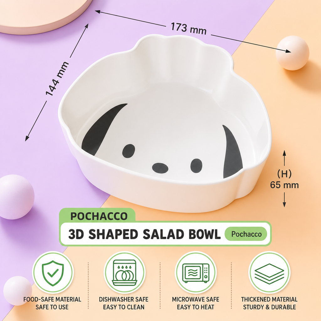 POCHACCO SANRIO CHARACTER SALAD BOWL