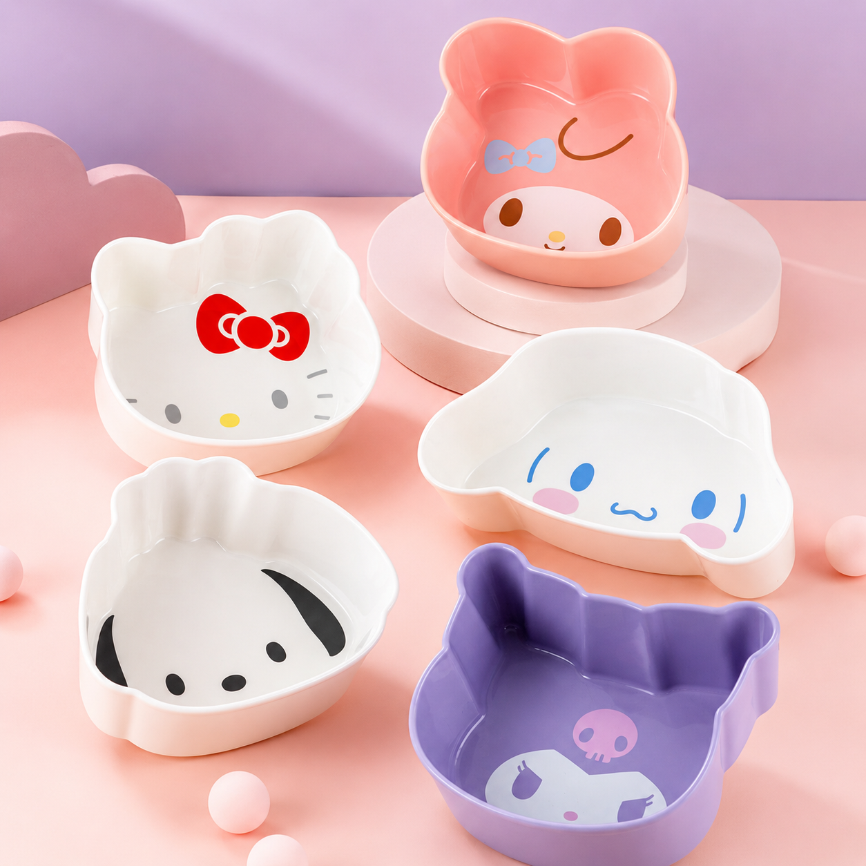 POCHACCO SANRIO CHARACTER SALAD BOWL