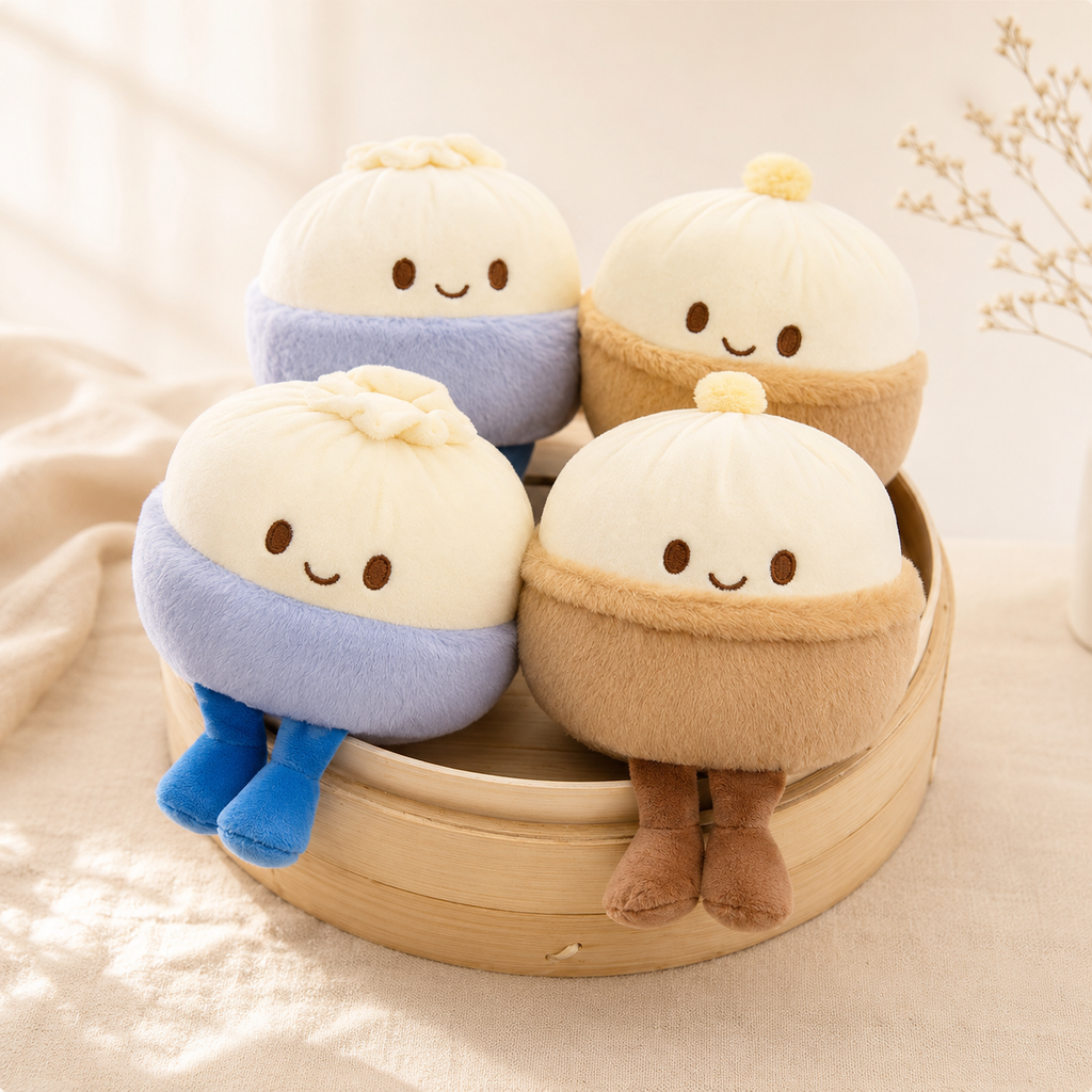 JELLY FRUIT 8" BUN KEYCHAIN PLUSH