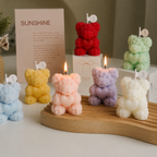 ROSE BEAR SCENTED CANDLE - 7 OPTIONS