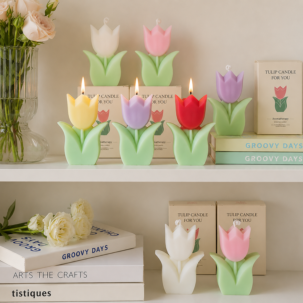 TULIP SCENTED CANDLE GIFT - 6 OPTIONS