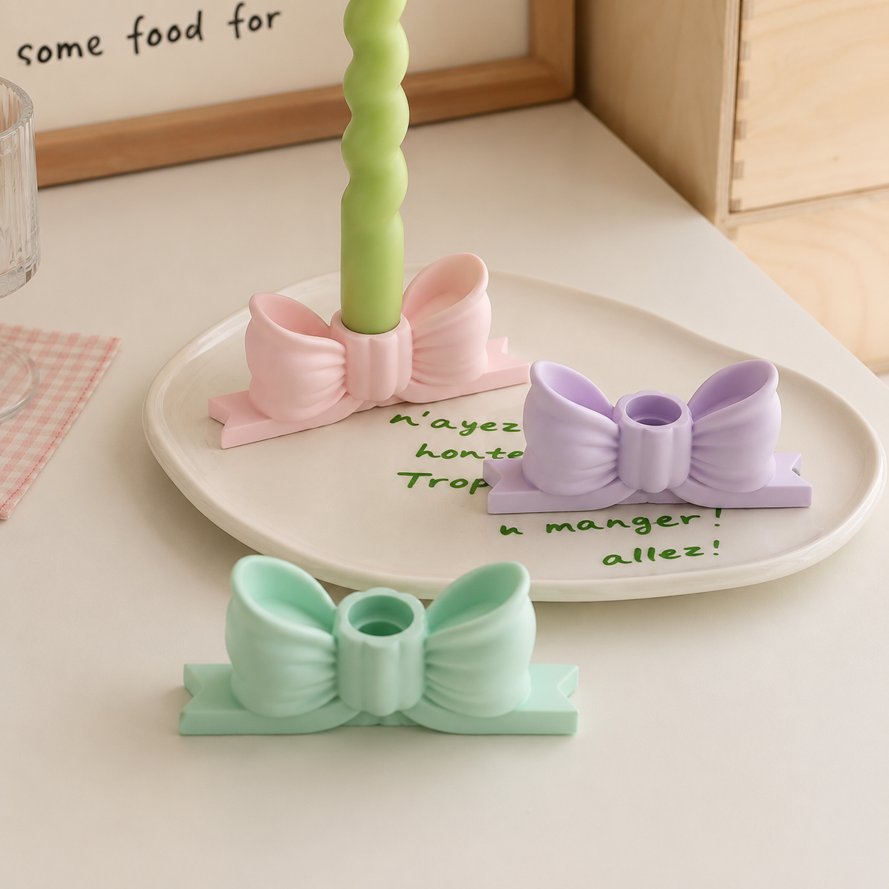 BOW KNOT CANDLE HOLDER - 5 OPTIONS