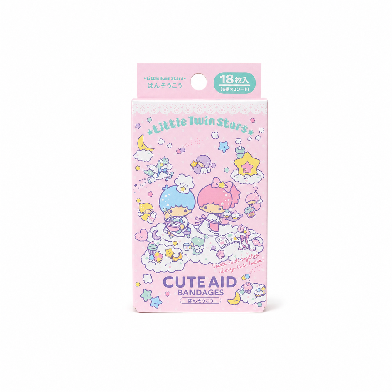 SANRIO LITTLE TWIN STARS PINSANRIO AID BANDAGES 18PCS
