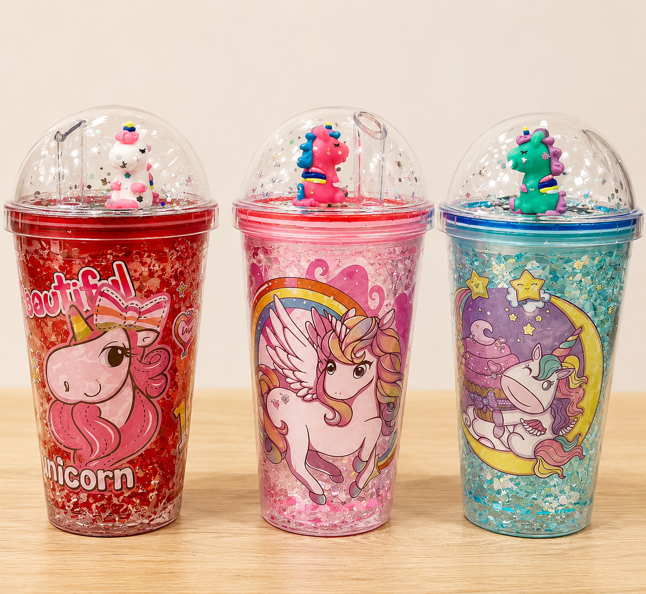 UNICORN STRAW CUP