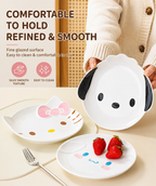 SANRIO CHARACTER ROUND DINNER PLATE - 3 OPTIONS
