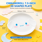 SANRIO CHARACTER ROUND DINNER PLATE - 3 OPTIONS