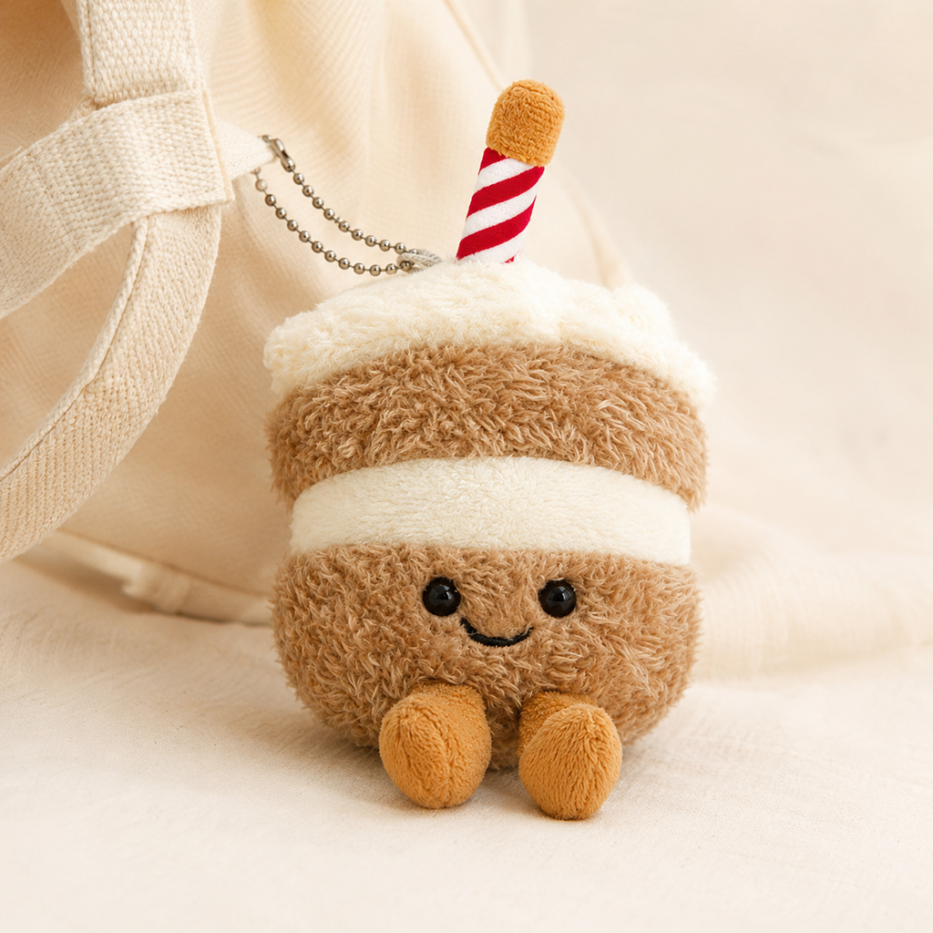 JELLY FRUIT LARGE CANDLE CAKE PLUSH TOY - 2 OPTION