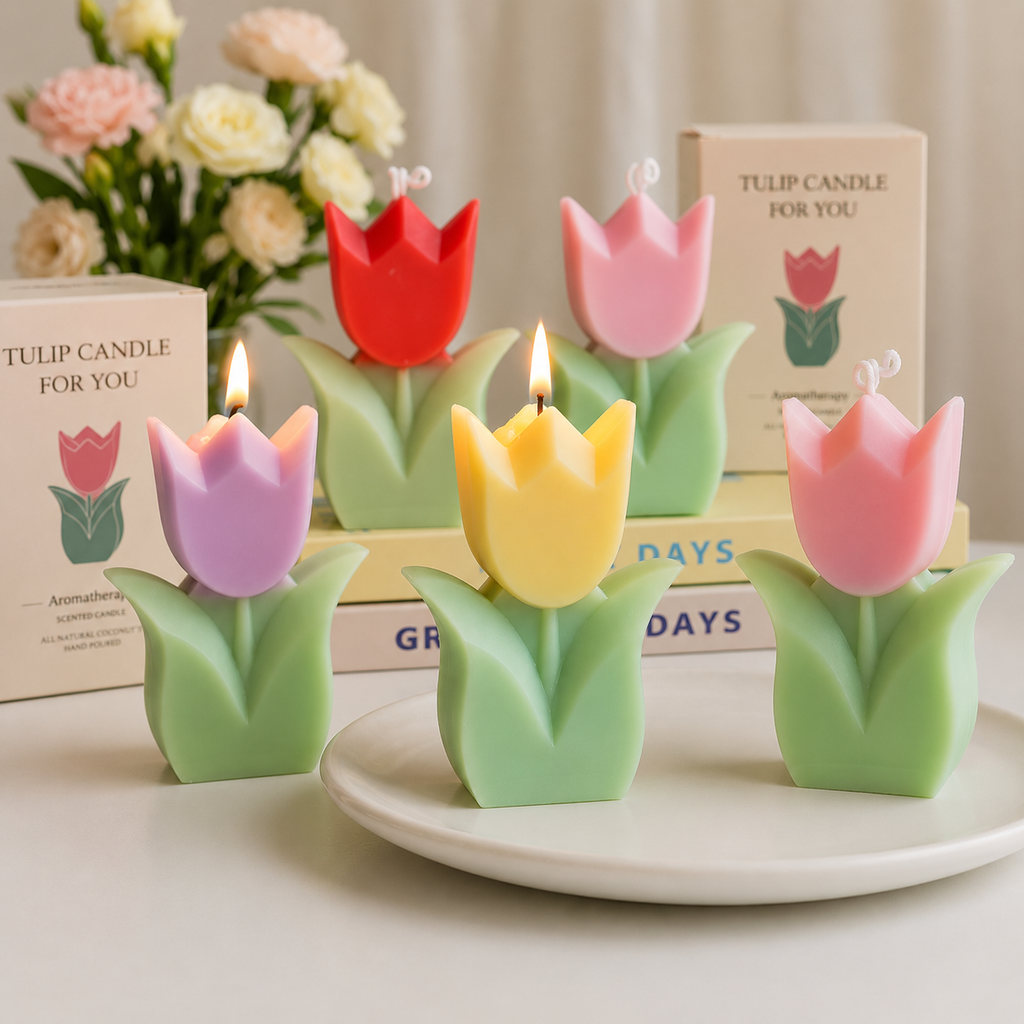 TULIP SCENTED CANDLE GIFT - 6 OPTIONS
