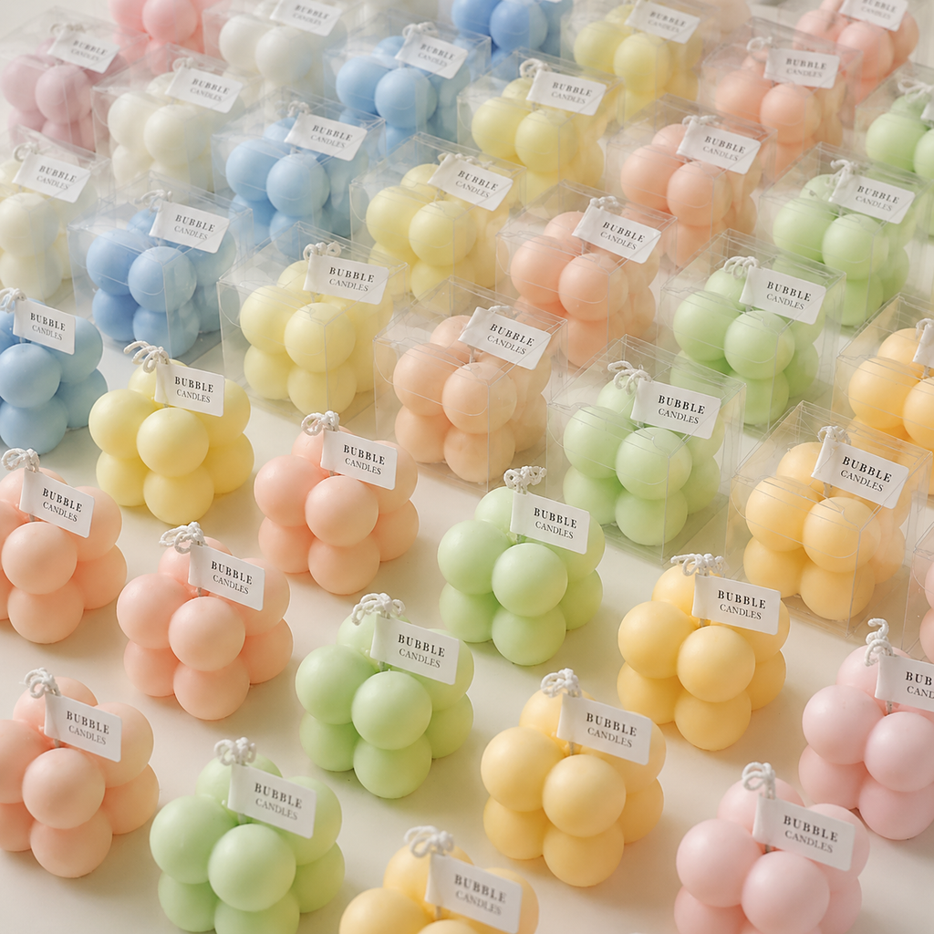 MINI CUBE CANDLE - 4 OPTIONS