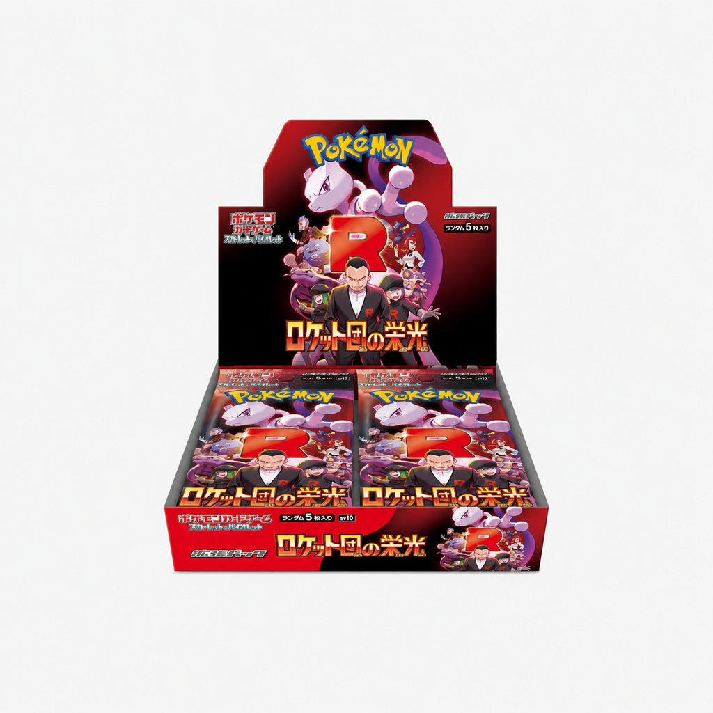 POKEMON CARD GAME SCARLET & VIOLET THE GLORY OF TEAM ROCKET BOOSTER BOX (SV10)