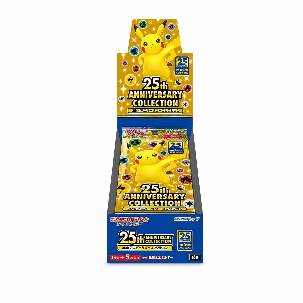 POKEMON CARD GAME SWORD & SHIELD 25TH ANNIVERSARY COLLECTION BOOSTER BOX (S8A)