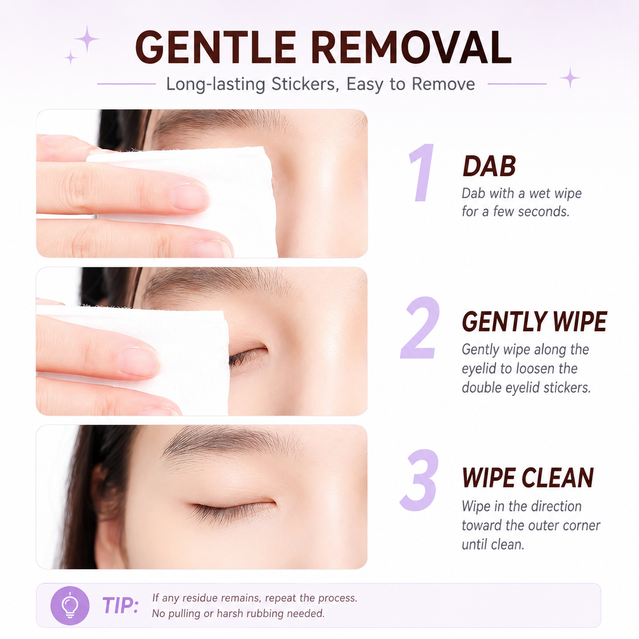 MOTONOZEN TWO SIDE DOUBLE EYELID TAPE L 72PCS
