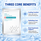 MEI MI YI MEDICAL COLD COMPRESS FACIAL SHEET MASK 28G X 5 SHEETS