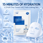 KAIMO HYALURONIC ACID FREEZE-DRIED POWDER BRIGHTENING FACIAL MASK 28G