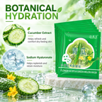 ZHENLIBAO CUCUMBER HYDRATING FACIAL SHEET MASK 30G 1 SHEET