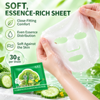 ZHENLIBAO CUCUMBER HYDRATING FACIAL SHEET MASK 30G 1 SHEET