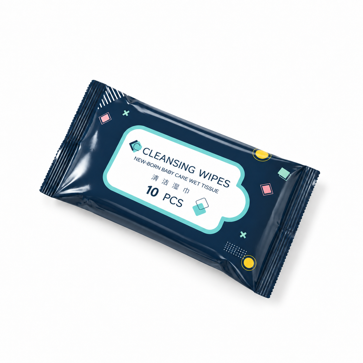 DISPOSABLE DRY CLEANSING WIPES SOFT NON-WOVEN FACIAL AND BODY TOWELETTES 10 PCS