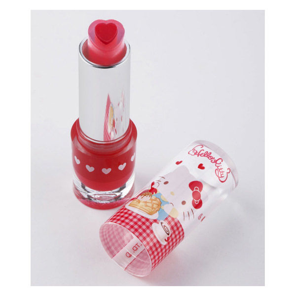 PIERAS HELLO KITTY HEART DUO LIP CREAM APPLE PIE SCENT 3.5G