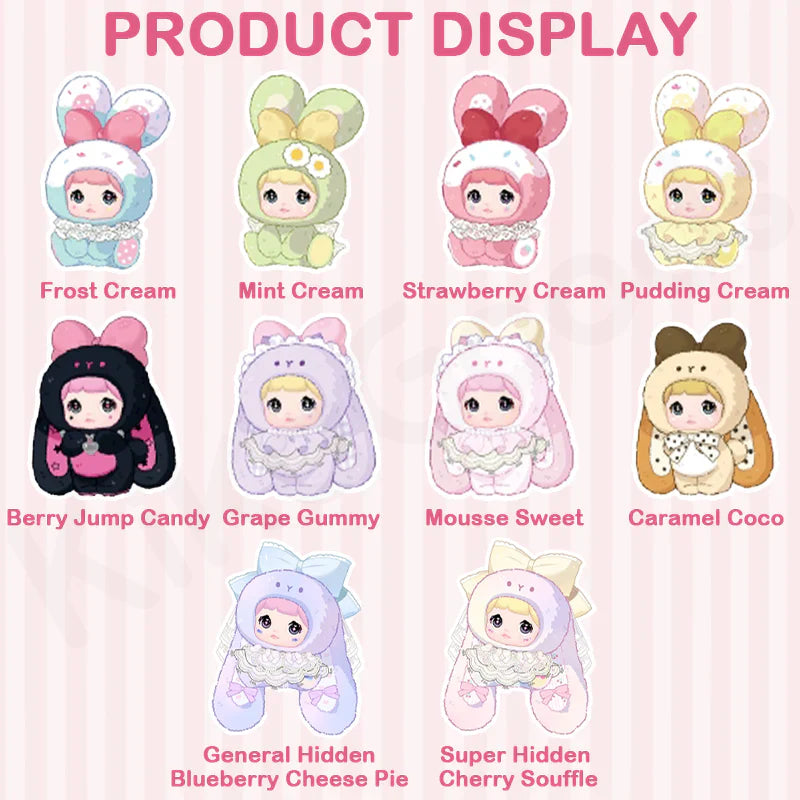 NOMMI BABY SWEETHEART BUNNY PLUSH BLIND BOX - 1 RANDOM