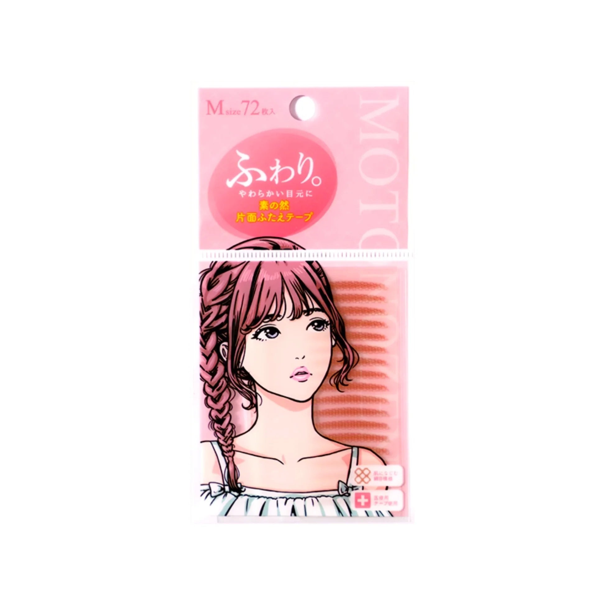 MOTONOZEN SINGLE SIDE DOUBLE EYELID TAPE M 72PCS