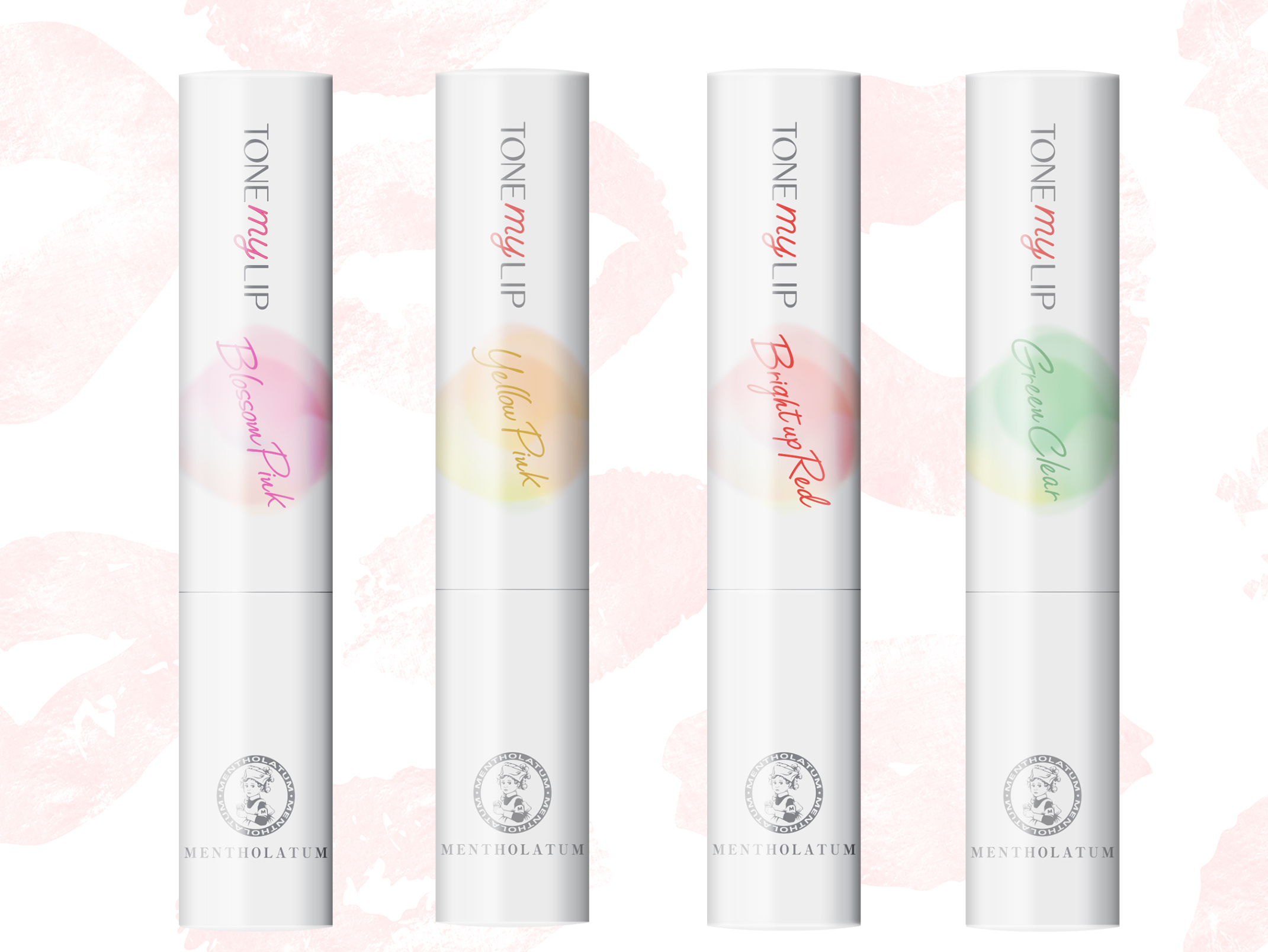 ROHTO MENTHOLATUM TONE MY LIP YELLOW PINK 2.4G