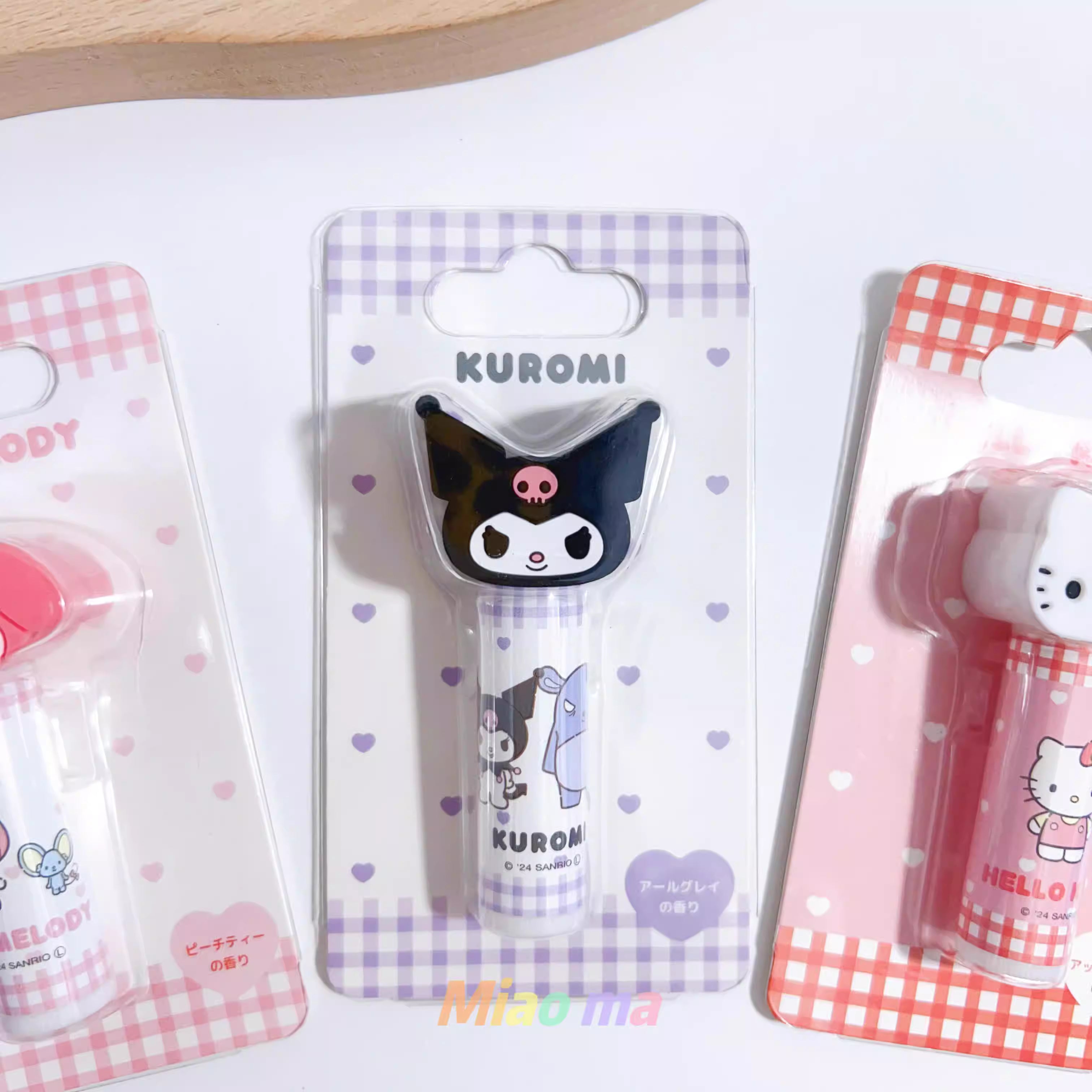 SKATER SANRIO KUROMI LIP BALM EARL GREY TEA SCENT 4G