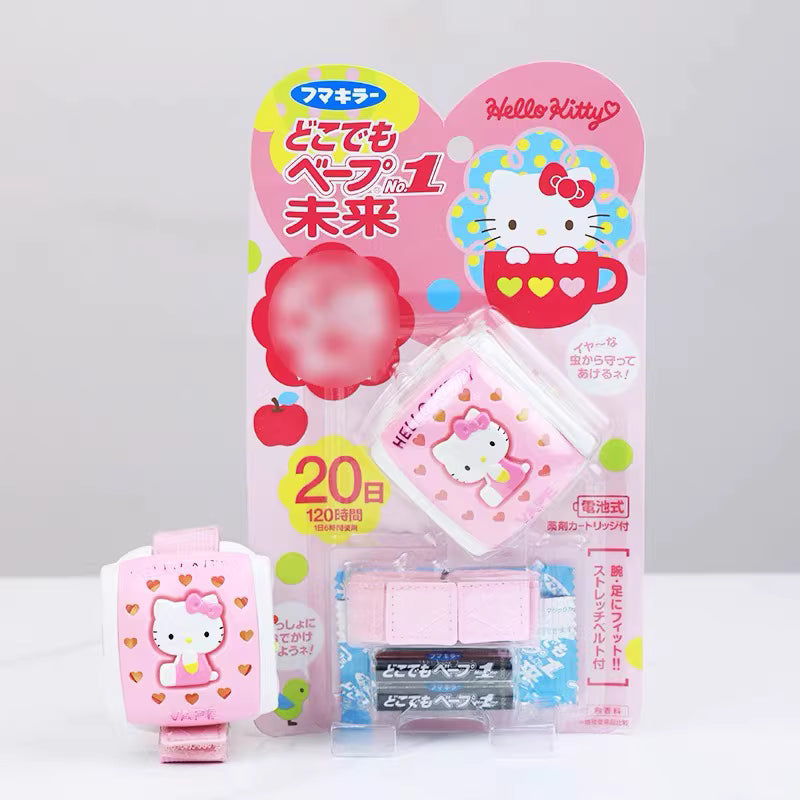 FUMAKILLA VAPE FUTURE HELLO KITTY FUTURE VAPE MOSQUITO REPELLENT WATCH
