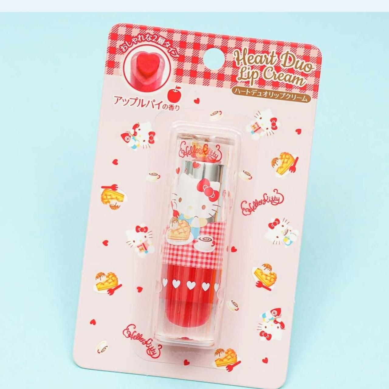 PIERAS HELLO KITTY HEART DUO LIP CREAM APPLE PIE SCENT 3.5G