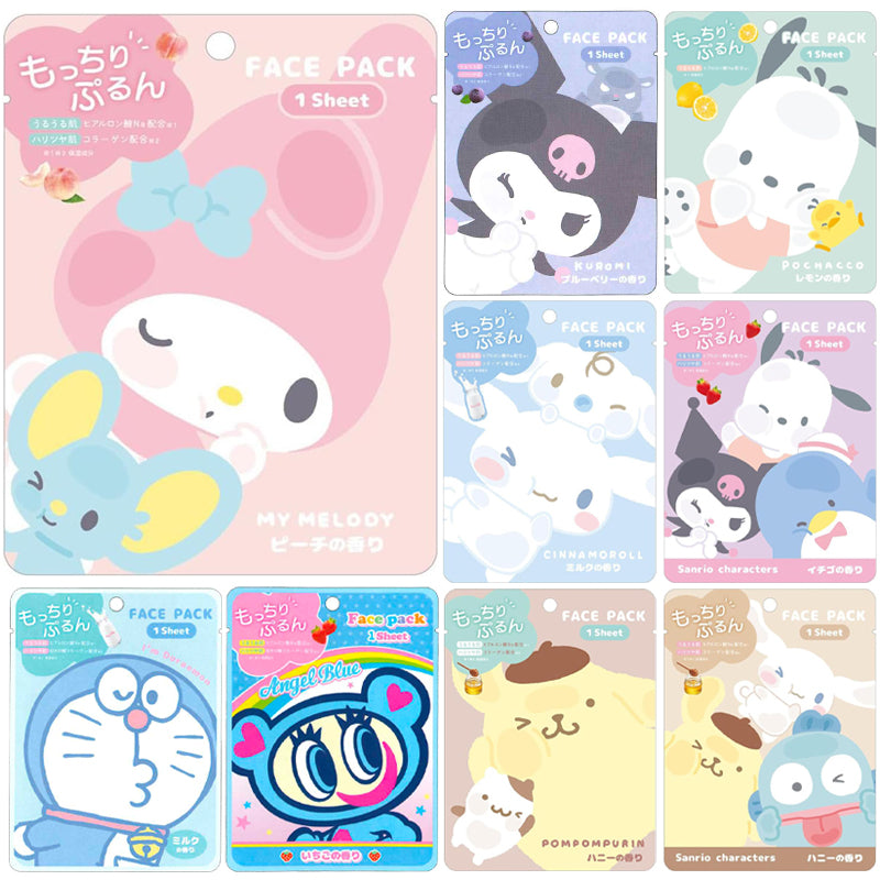 CRUX SANRIO CHARACTERS PURPLE SHEET MASK 1PC