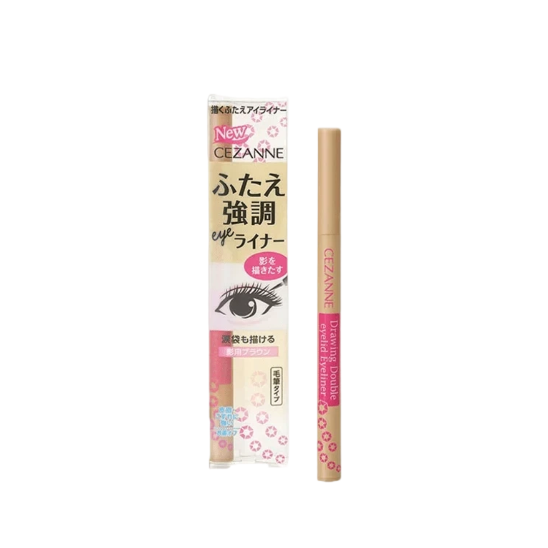 CEZANNE DRAWING DOUBLE EYELID EYELINER 0.5ML - 2 COLOURS