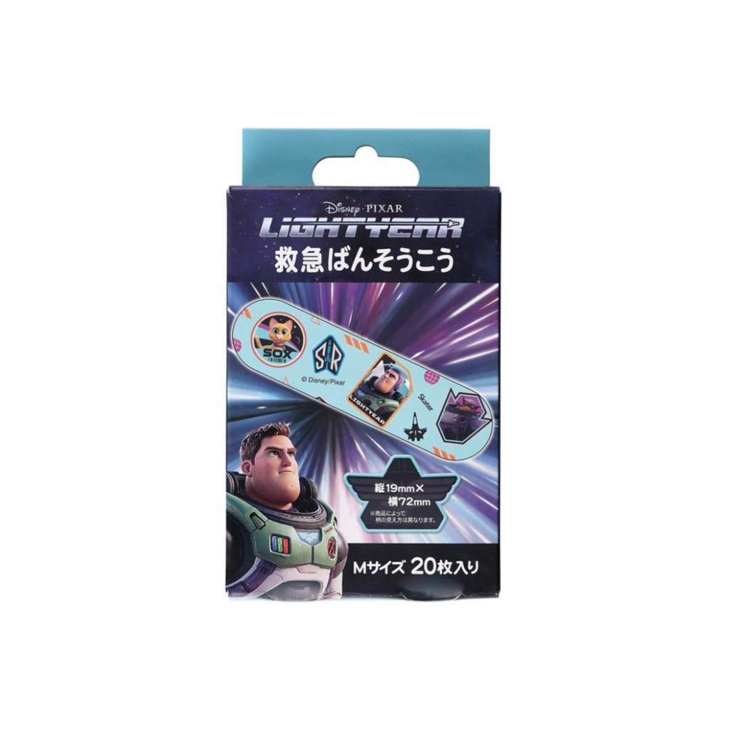BANDAI DISNEY BUZZ LIGHTYEAR CHARACTER BANDAGES 20 SHEETS
