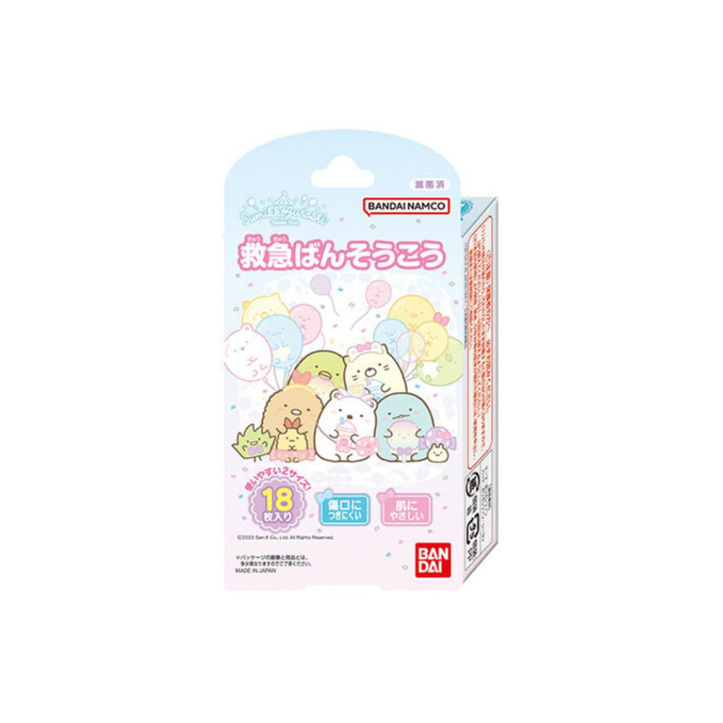 BANDAI SUMIKKO GURASHI CHARACTER BANDAGES 18 SHEETS