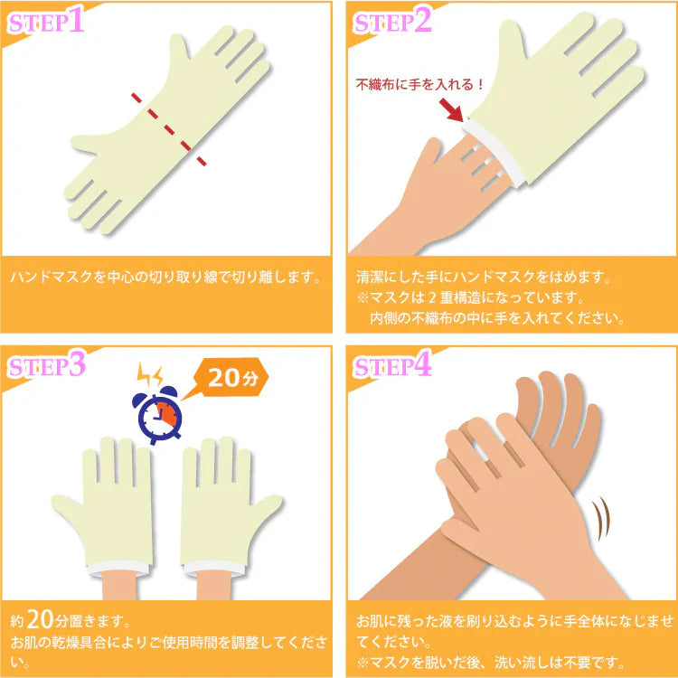 LUCKY TRENDY HAND MASK 1 PAIR