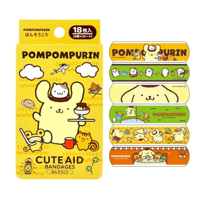 SANRIO BANDAGE POM POM PURIN 18 PCS