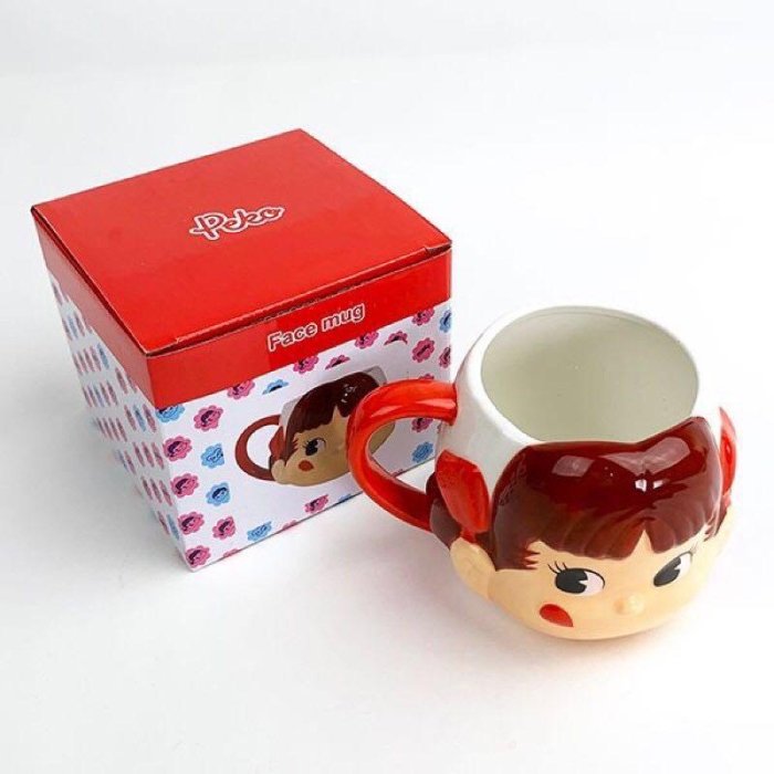 FUJIYA PEKO-CHAN FACE MUG CUP 350ML