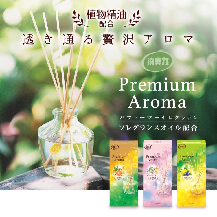 ST CORPORATION ROOM DEODORIZER PREMIUM AROMA STICKS 65ML - 3 SCENTS