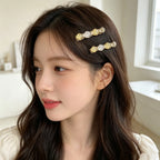KOREAN YELLOW CRYSTAL GEM BARRETTE