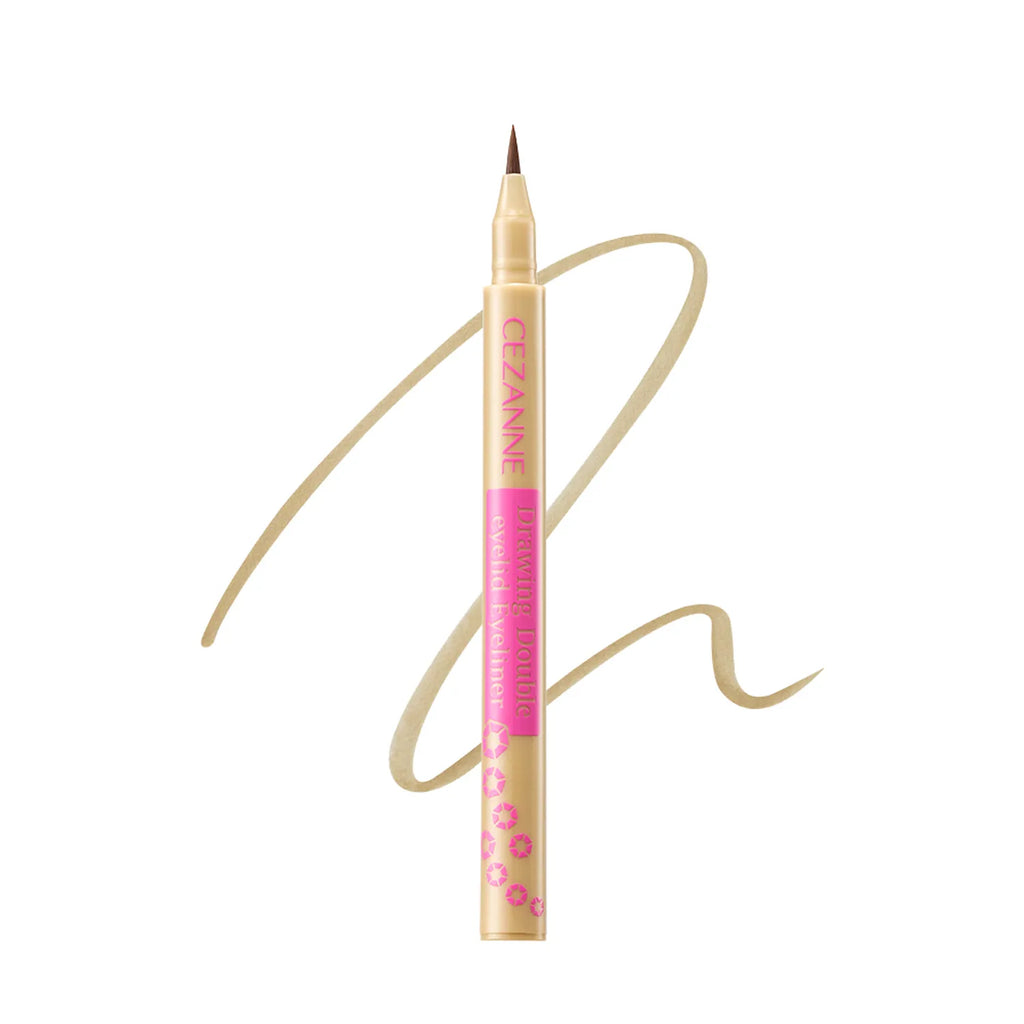 CEZANNE DRAWING DOUBLE EYELID EYELINER 0.5ML - 2 COLOURS