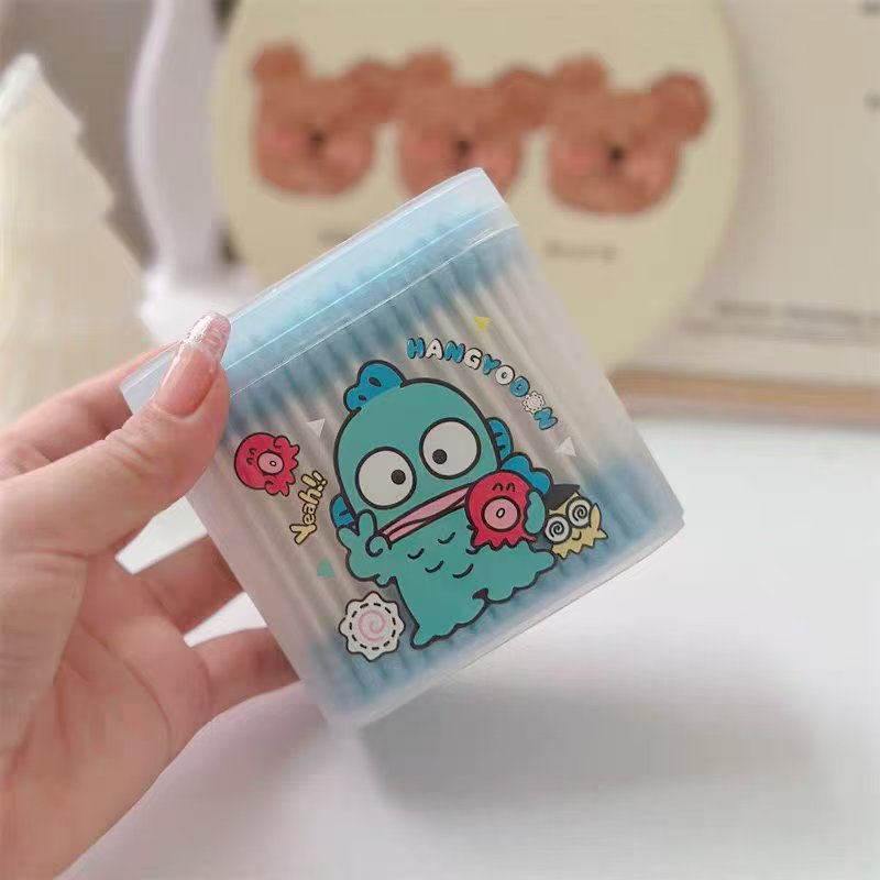 CARTOON CHARACTER COTTON SWABS - 8 OPTIONS