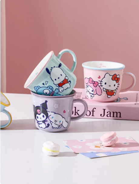 Sanrio measuring cup collection display
