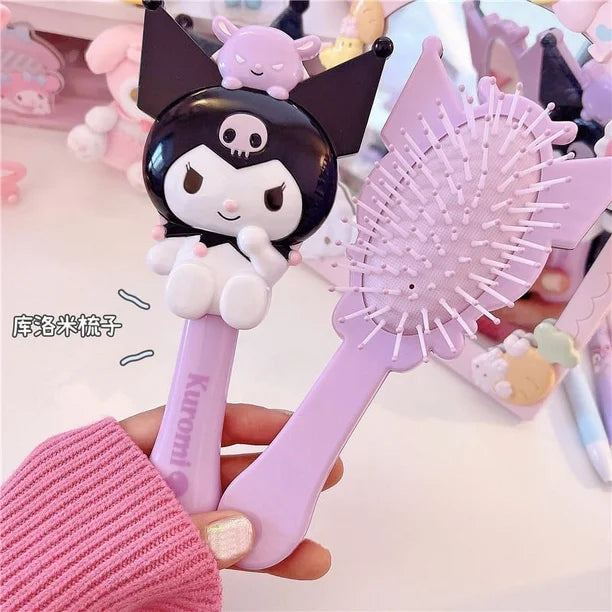 SANRIO KUROMI CUSHION HAIR BRUSH