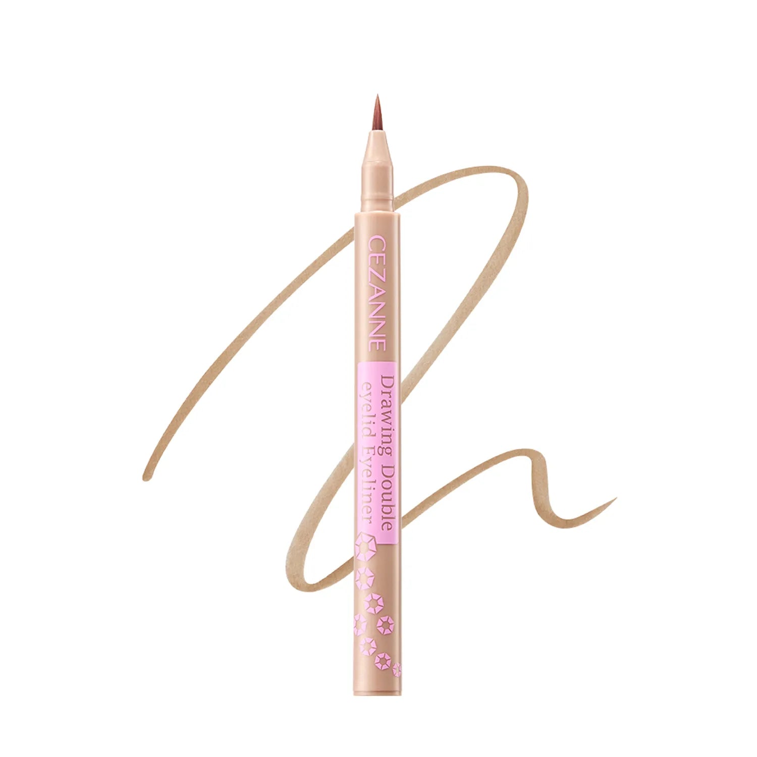 CEZANNE DRAWING DOUBLE EYELID EYELINER 0.5ML - 2 COLOURS