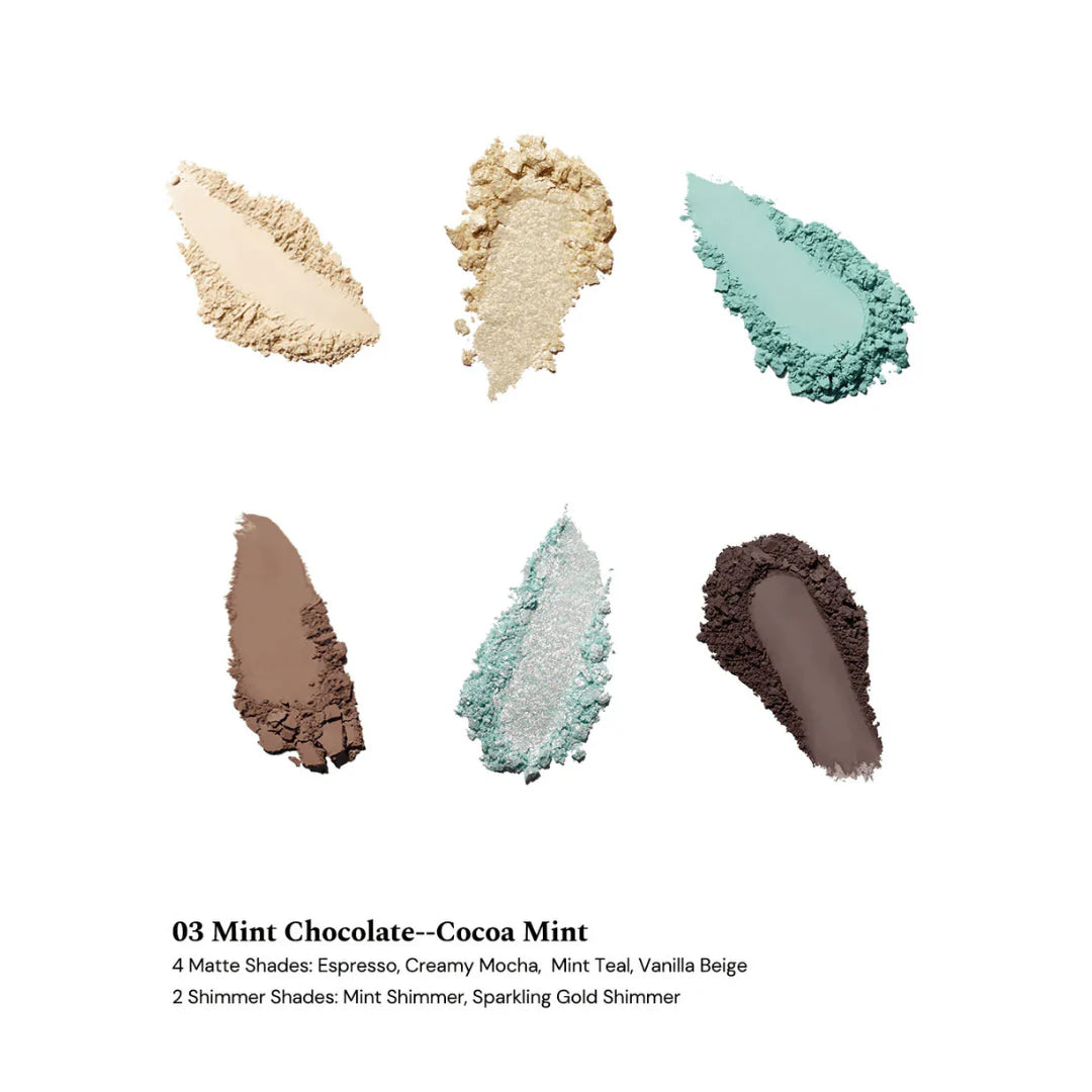 FLOWER KNOWS SWEET BEAR 6-COLOR EYESHADOW PALETTE - 3 COLOURS