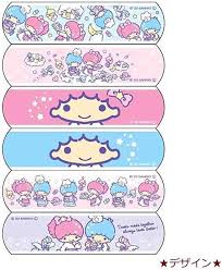 SANRIO LITTLE TWIN STARS PINSANRIO AID BANDAGES 18PCS