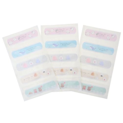KAMIO JAPAN JUICY FRIENDS CHARACTER BANDAGES 15 SHEETS