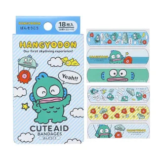 SUNTAN CUTE AID HANGYODON CHARACTER BANDAGES 18 SHEETS