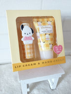 SANRIO POCHACCO LIP BALM & HAND CREAM SET YELLOW GRAPEFRUIT SCENT