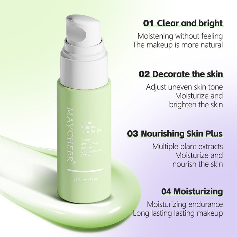 MAYCHEER LIQUID MINERAL FOUNDATION 35ML